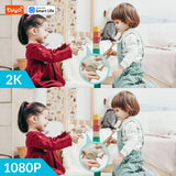 Tuya Smart 3MP HD Indoor Home Security Camera for Baby/Elder/Pet/Nanny,With Real-time APP Alert,2-Way Audio,Human body detection