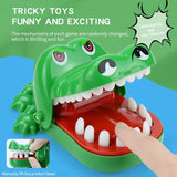 Juguetes de dientes de cocodrilo para niños. Juegos de dentista con mordeduras de cocodrilo. Divertido juego de bromas de la suerte para fiestas y niños.