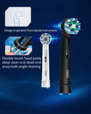Oral B Electric Toothbrush Pro 4000 3D Action Daily Clean Teeth Visible Pressure Sensor 4 Modes Gum Cares Waterproof Rechargeabl