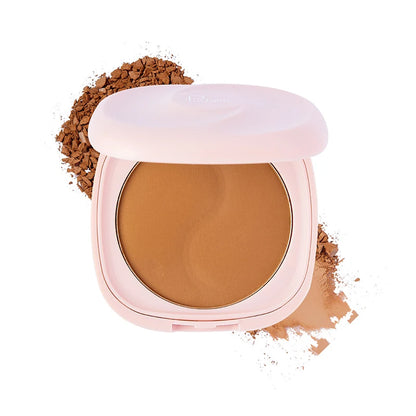 Bronzer controle duradouro óleo pressionado configuração pó fosco à prova dwaterproof água solto translúcido nu pó facial maquiagem coreana cosméticos