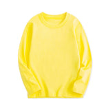 Boys Girls T Shirt Long Sleeves 1 to 2 3 4 5 6 7 8 9 10 11 12 13 14 Years 100% Cotton Toddler Boy Shirts for Teens Girl Clothes