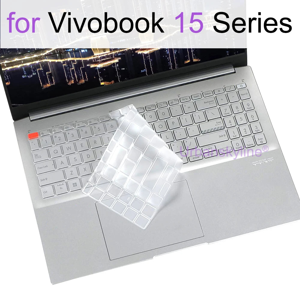Keyboard Cover for ASUS Vivobook Pro 15 15X OLED GO S S15 N6506 S5507 S5506 M5506 X1505 M1505 K3504 Silicone Protector Skin Case