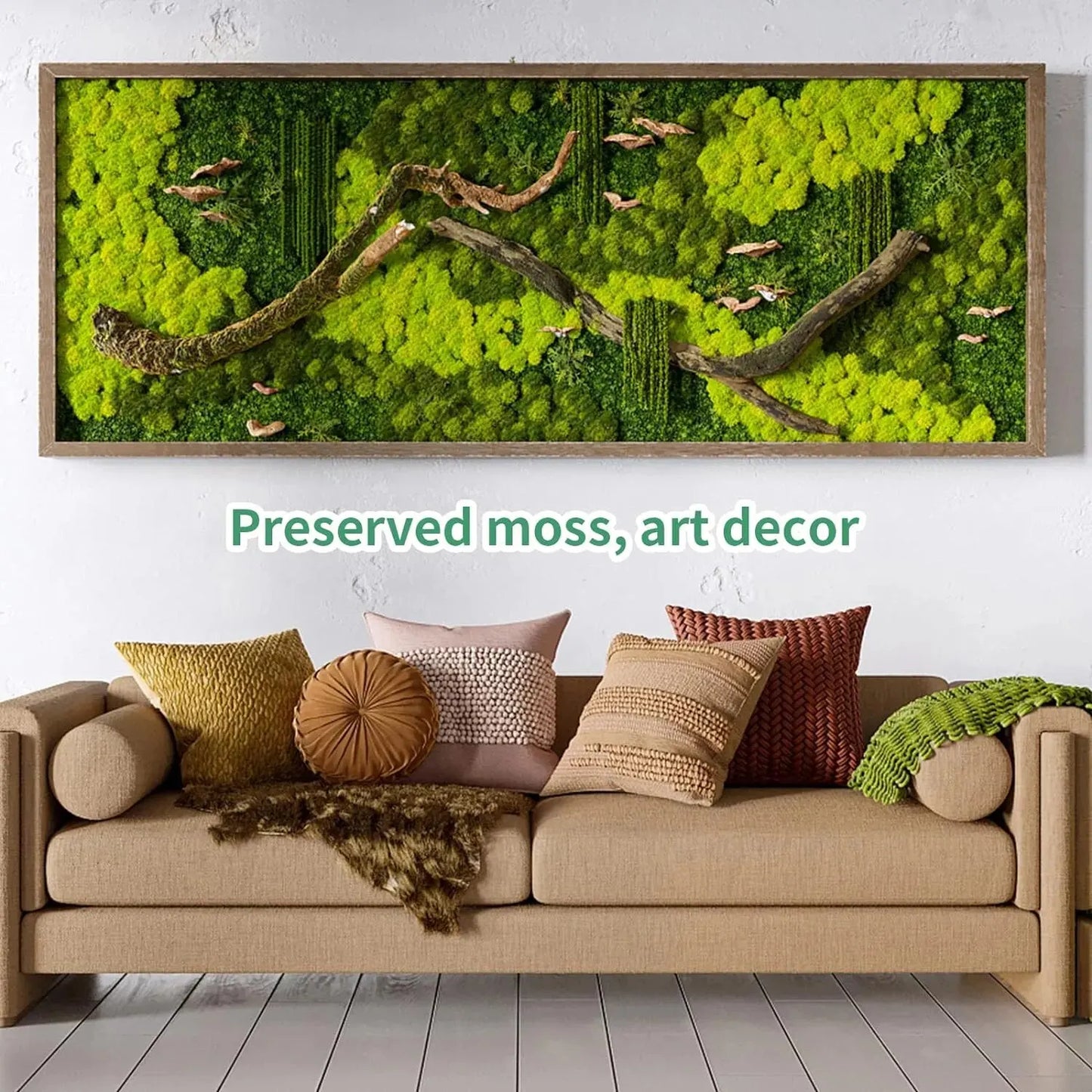 Artificial Green Plants Eternal Life Moss DIY Crafts Grass Garden Home Room Decor Mini Landscape Fake Grass 20/40/100g