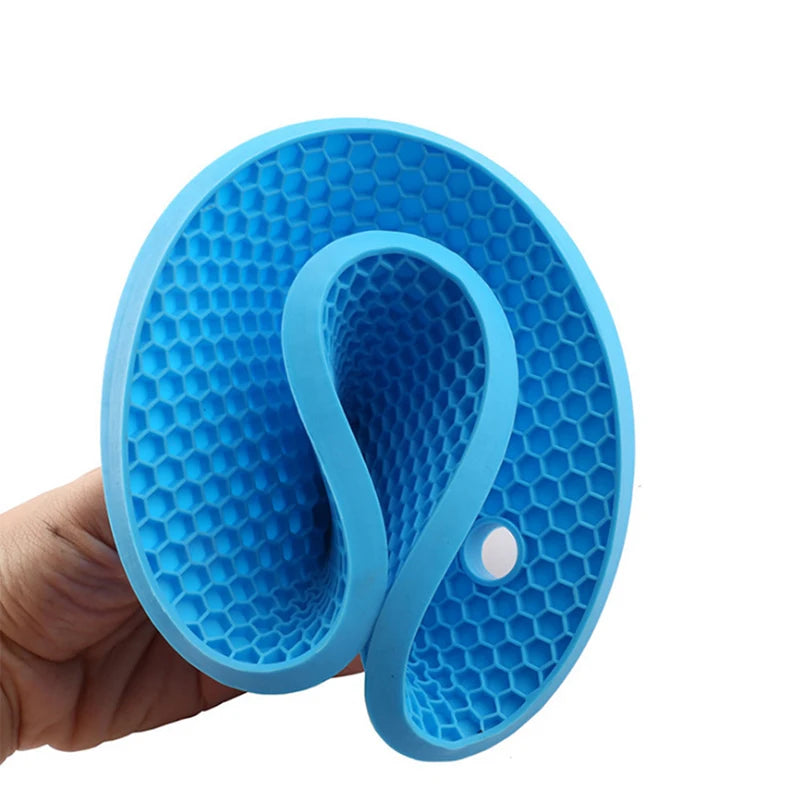 18/14cm Round Heat Resistant Silicone Mat Drink Cup Coasters Non-slip Pot Holder Table Placemat Kitchen Accessories Onderzetters