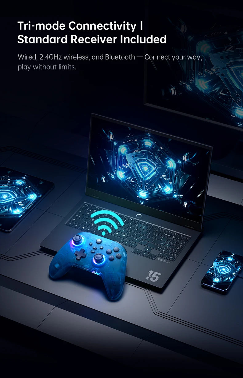Machenike G3 V2 PC Gaming Controller Hall Effect Gamepad for Nintendo Switch iPhone Android Mobile Phone Windows PC Steam