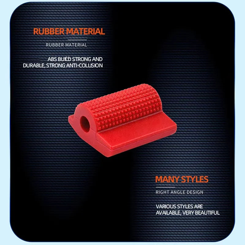 1pc Motorcycle Shift Gear Lever Anti-skid Pedal Rubber Cover Shoe Protector Foot Peg Toe Gel  Motorcycle Rain Boots Accessories