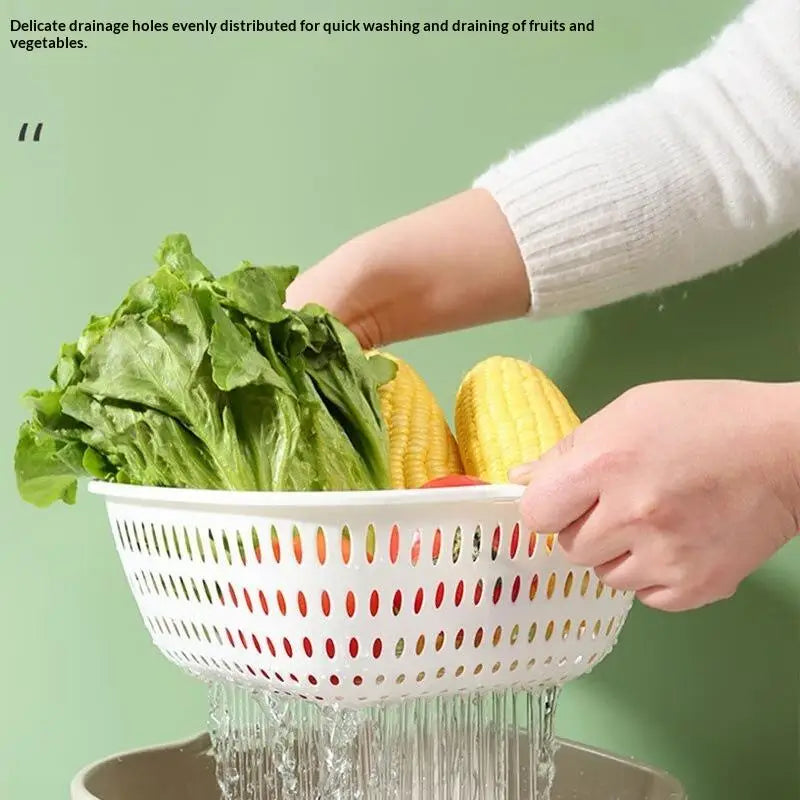 Kitchen Sink Vegetable Drainer Fruit Basket For Fruit Washing Plastic Basin Vegetable Washing Basin Drain Basket Basin