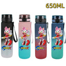 650ML Sonic Hedgehog Sport Water Bottle Large Capacity Cartoon Portable Plastic Water Bottle Drinking Cup Student Birthday Gifts
