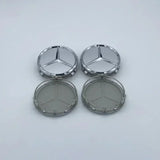 4Pcs/set 75MM/60MM Car Wheel Center Hub Cap Covers For Mercedes Benz  Black Badge Rim Cover Auto Style Decorate Accessories