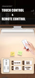 LED Table Lamp Magnetic Hanging USB Rechargeable Desk Lamp 3 Color Reading Light Dimmable Cabinet Closet Wardrobe Night Light