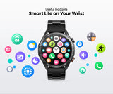 HAYLOU Solar 5 Voice Calling Smartwatch 1.58'' AMOLED Display 60Hz Smart Watch 24H Health Monitoring Sports Smartwatch for Men