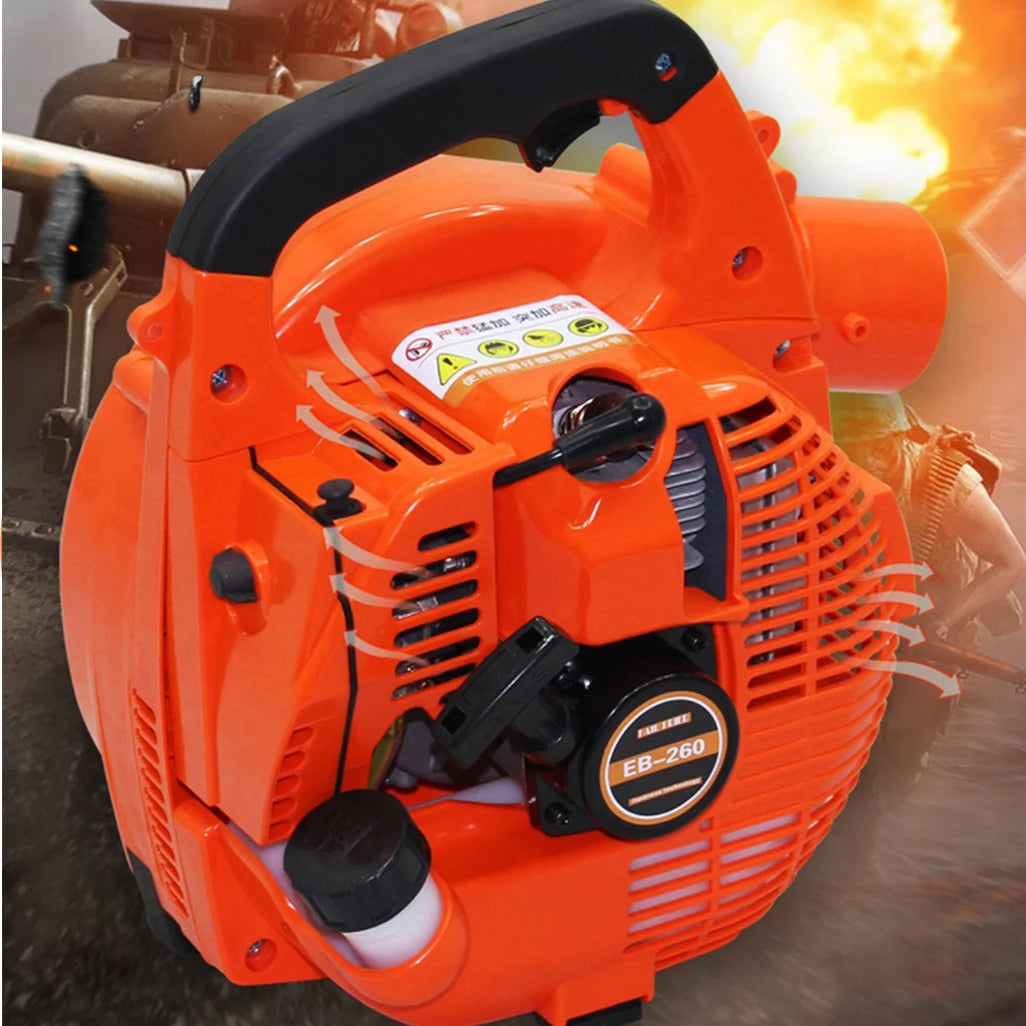 Soplador de nieve portátil de dos tiempos con motor de gasolina para obras de construcción, extinción de incendios domésticos agrícolas.