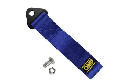 Cuerda de remolque para coche Omp, modificación, gancho de seguro de automóvil, parachoques delantero, cuerda de remolque, cabeza de vehículo, serpentina para coche, accesorios decorativos