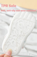 Sandalias de verano transpirables de malla de aire para niños de 1 a 4 años, zapatos casuales unisex para bebés, suela suave antideslizante, zapatos ligeros para primeros pasos.