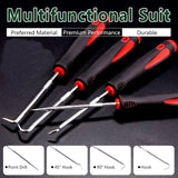 Car Auto Vehicle Oil Seal Screwdrivers Set O-Ring Seal Gasket Puller Remover Pick Hooks Tools Sealing Repair Tools 16cm 4Pcs