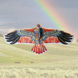 Línea de cometas Eagle para niños, cometas grandes, para volar al aire libre, deportes, bricolaje, juguete, regalo para viajes familiares, jardín, 30 m, 1,1 m 