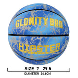 Glowing Basketball Leather Luminous Wear-Resistant Ball Size 5/6/7-27.5/28.5/29.5'' For Youth,In&Outdoor Basketball Night Game