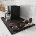 Home Coffee Machine Table Mat Anti-slip Silicone Coffee Mat Tamper Holder Station Cup Drainer Barista Coffee Accessories