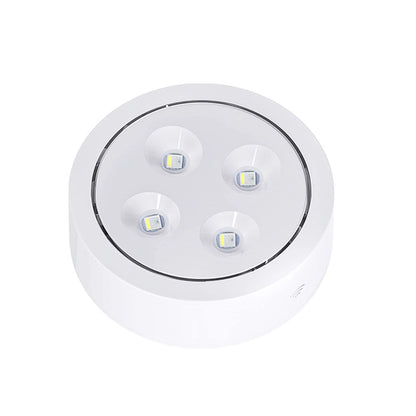 1-5 pces sem fio sob o armário luzes led para cozinha rgb mudança de cor puck luz da noite controle remoto lâmpada do armário bateria