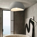 Nordic Wabi Sabi LED Ceiling Lamps Minimalist Cream Style Living Room Bedroom Ceiling Light 45/52/60/70cm Home Decor Chandeliers