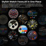 LAXASFIT 2026 New Smart Watch Bluetooth Calling Fitness Tracking Music Playback Health Monitor Smartwatch for Men Women