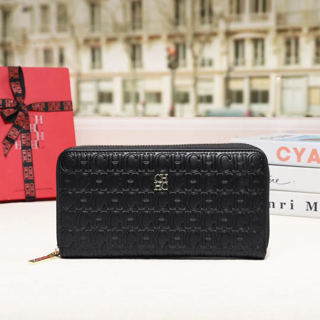 CH Premium Folding Printed Monogrammed Design High Quality Luxury Women's Handbags Square Wallet Classic Vintage Design Fashion