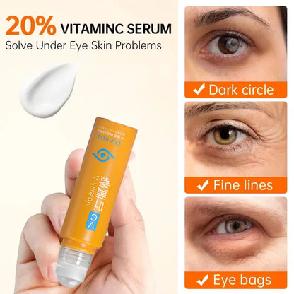Suero de ojos antiojeras con retinol, antiarrugas, reafirmante, elimina bolsas, atenúa líneas finas, blanquea e ilumina. Cuidado de ojos coreano.