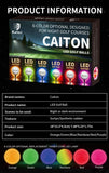 Caiton Night Glow Golf Balls – Set of 6 High-Visibility, Impact-Activated Balls for Nighttime Play, Perfect Gift for Golf Lovers