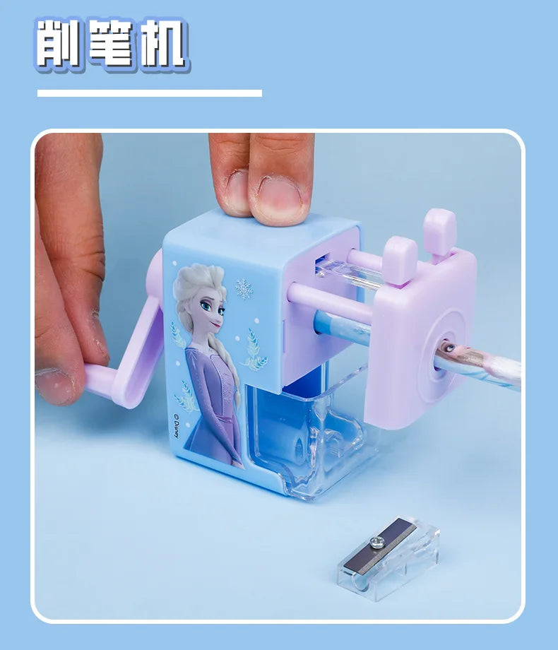 Disney Stationery Set Gift Box Mickey Minne SpiderMan Lotso Frozen Primary student School Supplies Boys girls Children's Gift