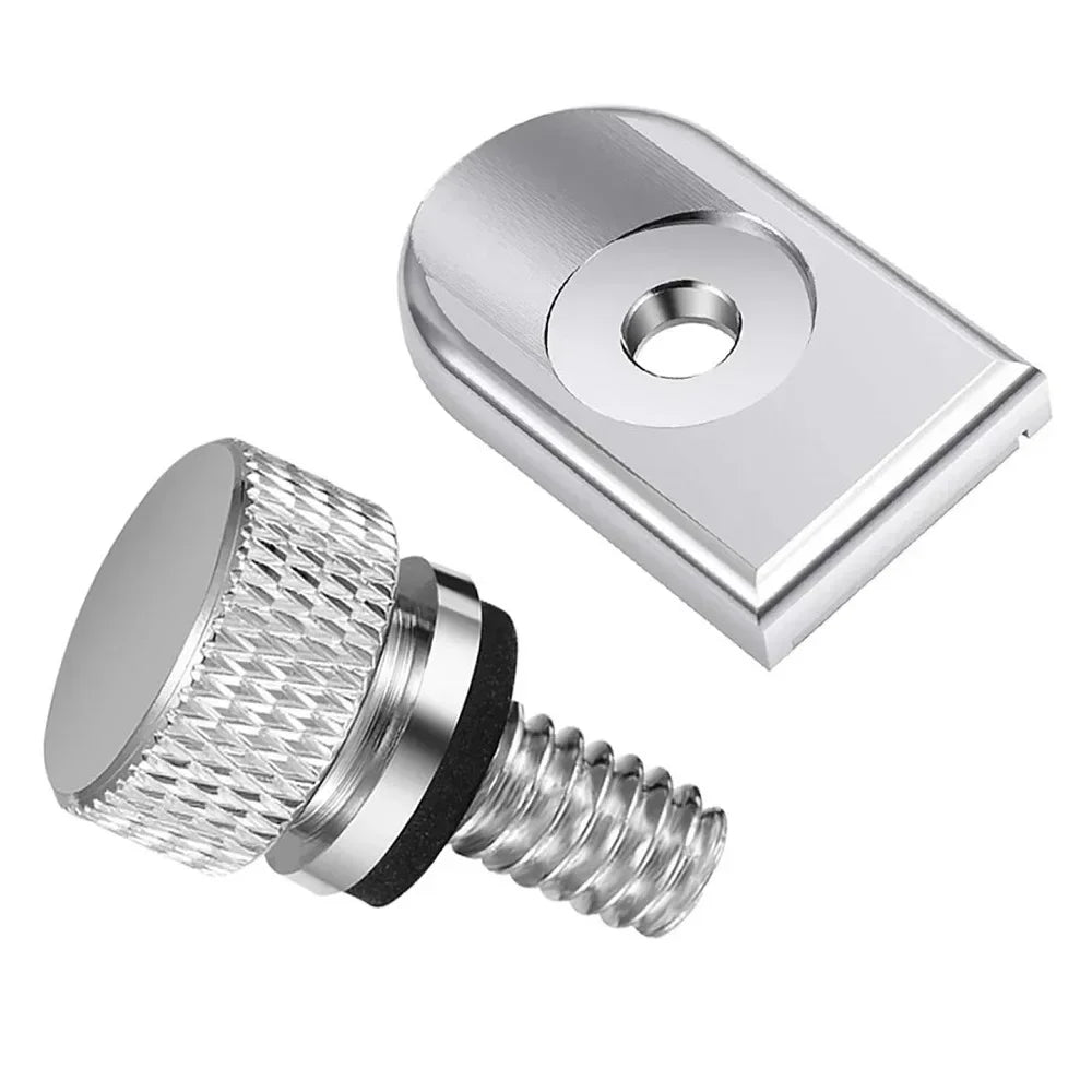 Motorcycle Universal Rear Fender Seat Screw Bolt Nut Knob Cover For Harley Sportster Fatboy Dyna Softail V-ROD Touring Tri Glide