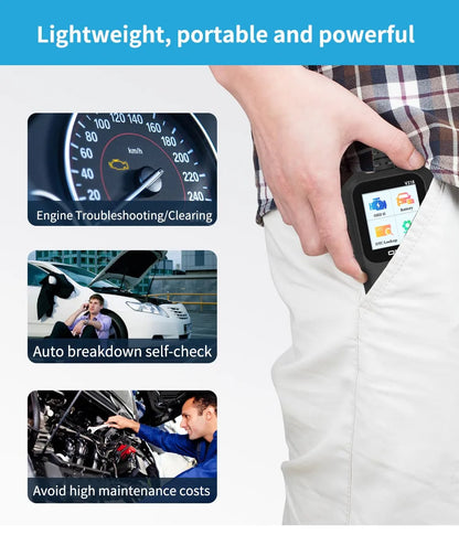 New OBD2 Scanner Professional Auto Engine System Diagnostic Lifetime Free Automotive DTC Lookup Code Reader Car Diagnostic Tool