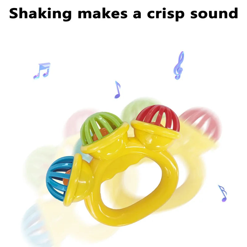 Newborn Baby Infants Rattles Toy Comfort Soothing Soother Sound Toddlers Kids Boys Girls Toys 0-3Y