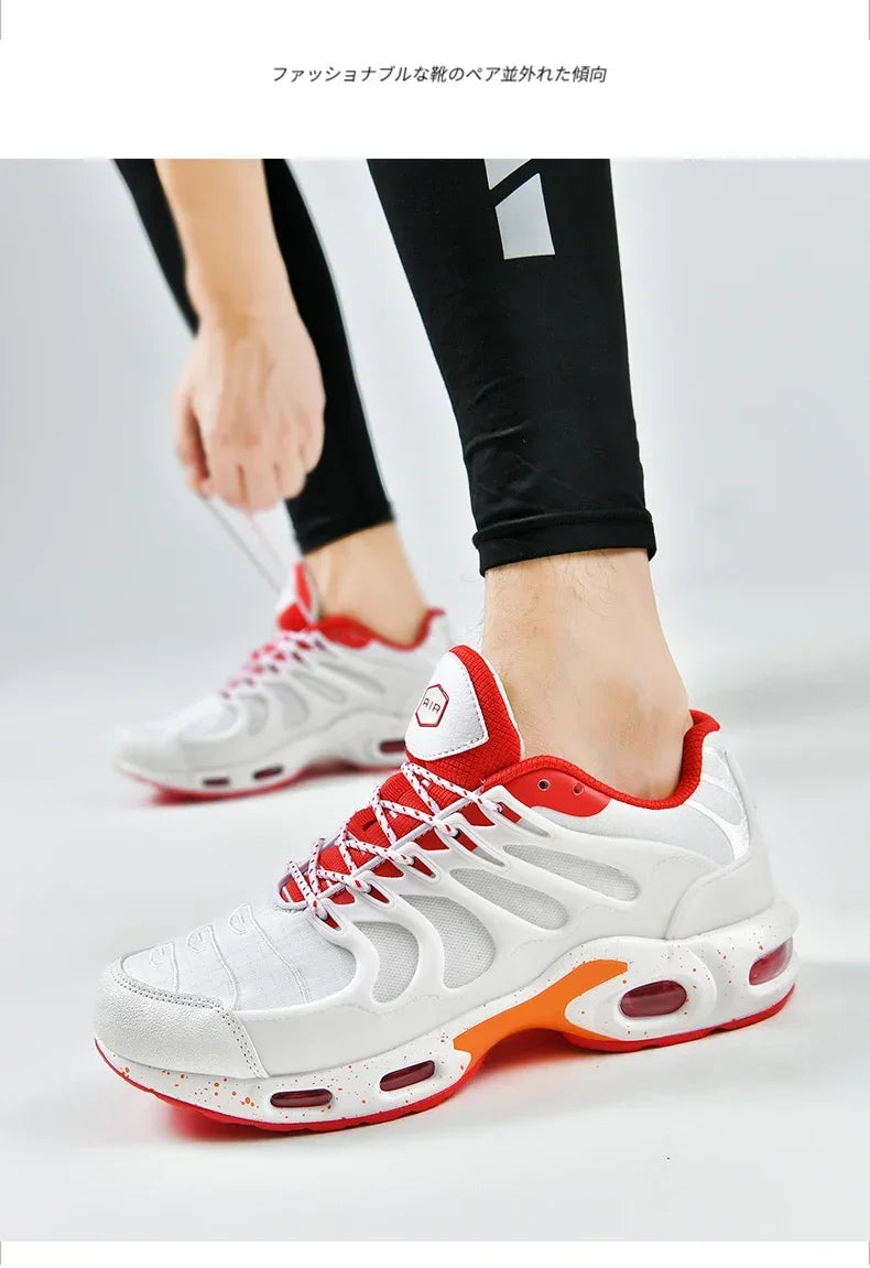 New Men's Air Cushion Running Shoes Designer Footwear Luxury Shoes Male Fitness Jogging Sneakers Basketball Antiskid Mens Tennis