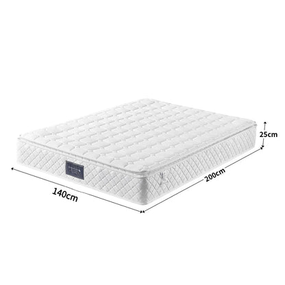 Comanlai Spring Mattress 90x200cm/140x200cm/160x200cm 25cm Height 7 Zones Cold Foam Mattress Microfiber Cover H3 Hardness