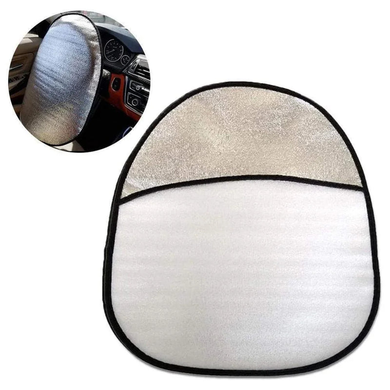 Universal Car Steering Wheel Sunshade Cover Foldable Shield Car Steering Wheel Reflective Interior Accessories Steering Covers