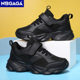 Children's Fashion Sports Shoes Breathable Student Black School Walking Shoes Anti-skid Boys & Girls Casual Running Sneaker