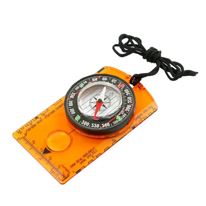 Brújula de orientación impermeable para lectura de mapas, brújula de placa base para actividades al aire libre, senderismo, caza, navegación, acampada, equipo de supervivencia.
