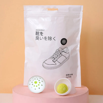 6/12Pcs 6Pcs/Packet Deodorizer Freshener Balls Sneaker Deodorizer Ball Long Lasting Odor for Sneakers Gym Bags Lockers Car 3cm