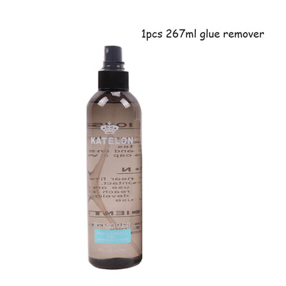 Removedor de cola para peruca, garrafa grande para salão de beleza, removedor líquido para peruca, cola adesiva para cabelo, fita solvente, spray removedor para cola de renda