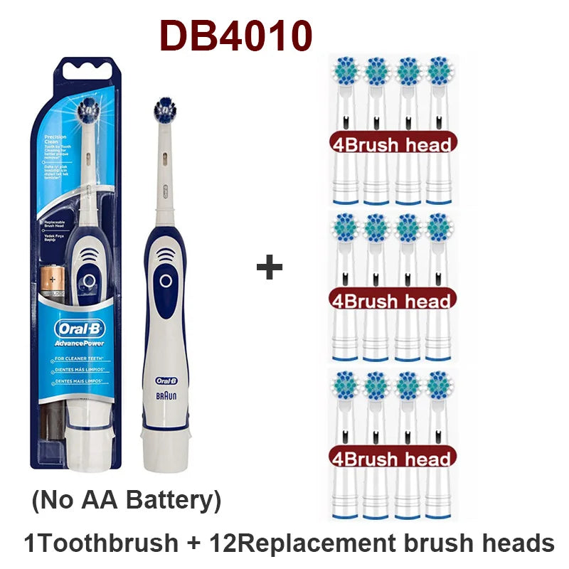 Oral B Electric Toothbrush Rotation Precision Clean Tooth Remove Plaque Adult Tooth Brush 5010 with Gift Replacement Brush Heads