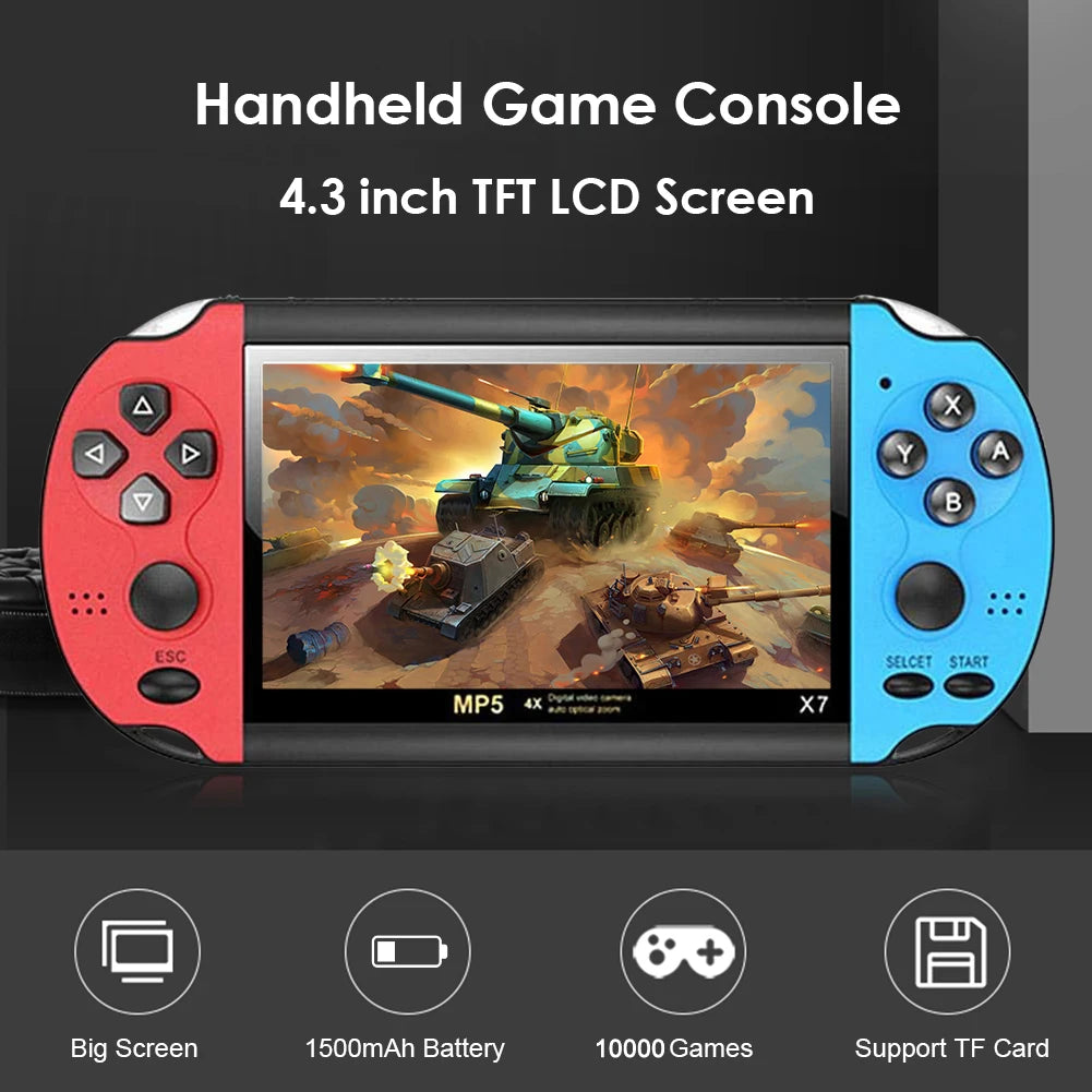 Retro Video Game Console Portable Handheld Gaming Video Game Machine Mini Arcade Player Emulator Smart Gamepad Portable Retrogame
