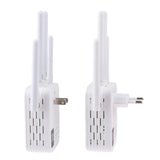 Repetidor WiFi de 300 Mbps, extensor WiFi inalámbrico, amplificador WiFi de 4 antenas, 5G, 2,4G, red de doble banda, enrutador de señal de largo alcance