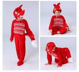 Chinese Zodiac Performance Costumes Children's Animal Performance Costumes for Children's Day Kindergarten Tiger Rabbit Monkey Dog