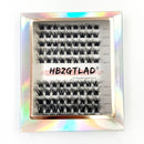 5D DIY Cluster Invisible band Lashes Segmented Bundle Thick Eyelashes Extension Russian Volume Individual False Lashes Cilios