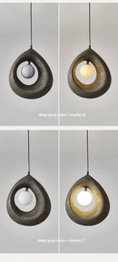 Japanese Wabi Sabi Pendant Light Nordic Dining Room Ceiling Chandelier Home Decor Bar Table Kitchen Island Creative Hanging Lamp