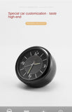Car Clock Luminous Mini Automobiles Internal Stick-On Digital Watch Mechanics Quartz Clocks Auto Ornament 40mm 43mm