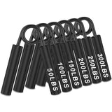 Entrenador de fuerza de agarre de Metal, equipo de entrenamiento, ejercitador de antebrazo, agarre de mano, productos de Fitness para gimnasio, 50LBS-300LBS