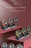 Car Fan 360° Adjustable 3 Head Air Fan Automotive Electric Fan USB/12V/24V Fan 2 Speeds Car Silent Fan For Home Desk Office&amp;Car