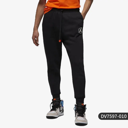 Nike Official Genuine Air Jordan Men's Fleece Casual Sports Pants DV7597-010