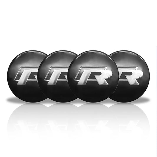 4PCS 56MM 60MM 65MM Car Wheel Hub Center Caps Badge Sticker Rim Cover Auto Decal  Emblem Accessories